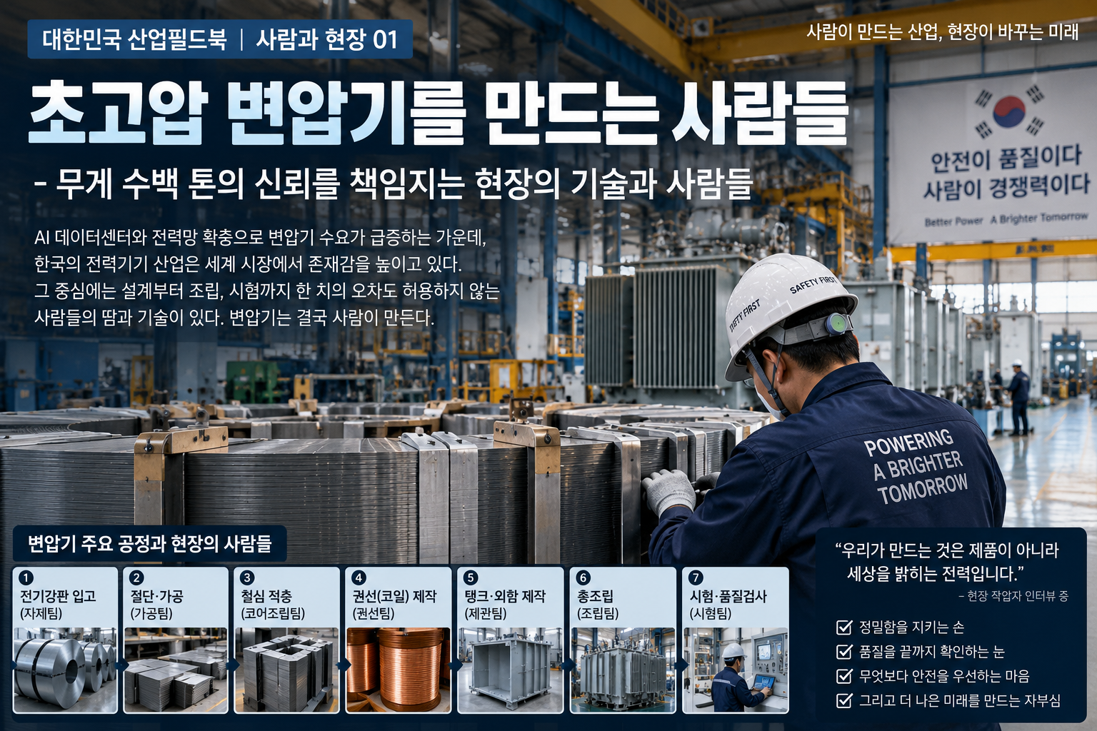 [수요산업 현장] 변압기 증설의 마지막 병목은 사람…전기강판 수요도 숙련과 생산성이 좌우한다